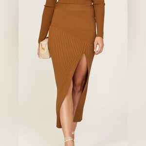 NICHOLAS Aiya Skirt Ribbed